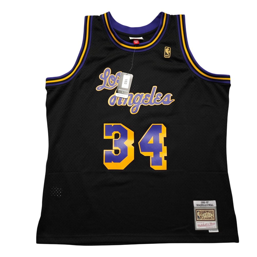 Mitchell & Ness Shaquille O'Neal Lakers 1996-97 Swingman Jersey Black 2XL NWT